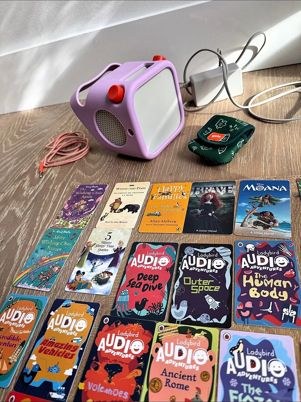 Yoto Player (3rd Generation) ) Purple Audio Player with 30 story Cards
